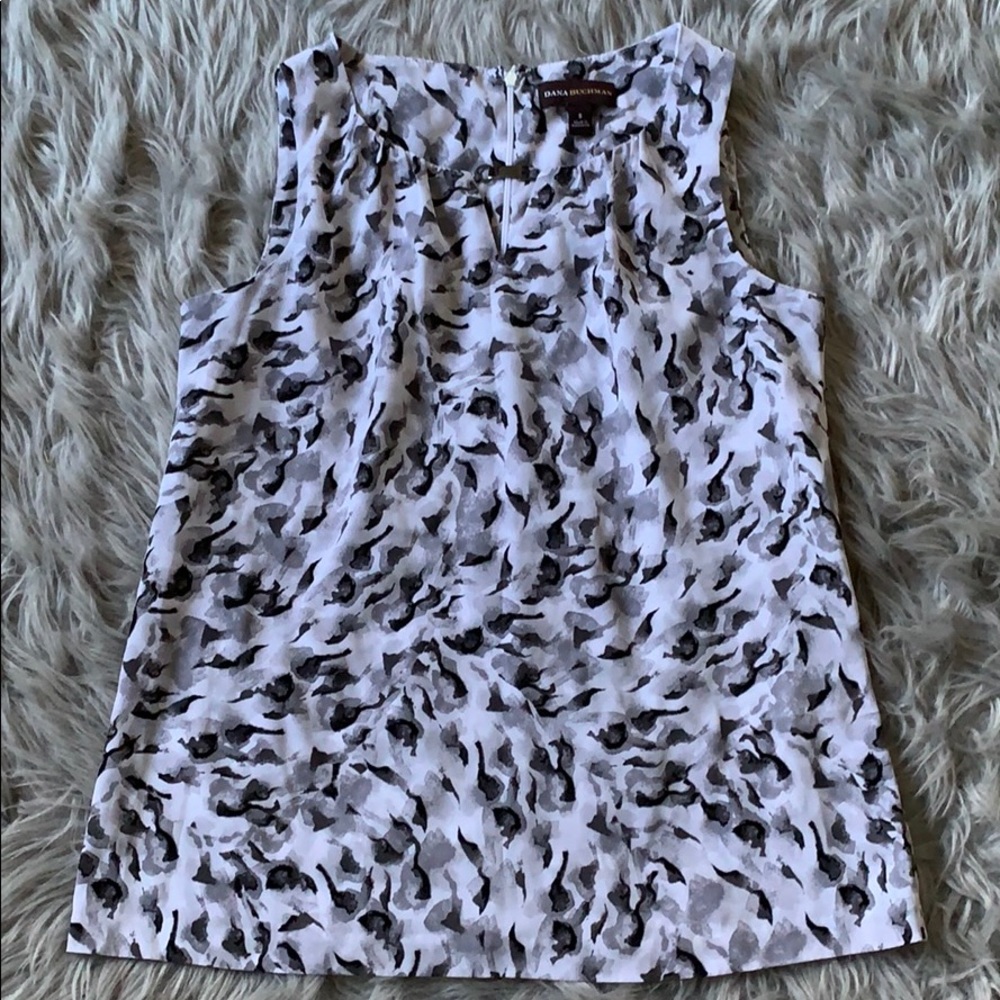 Black and white blouse
